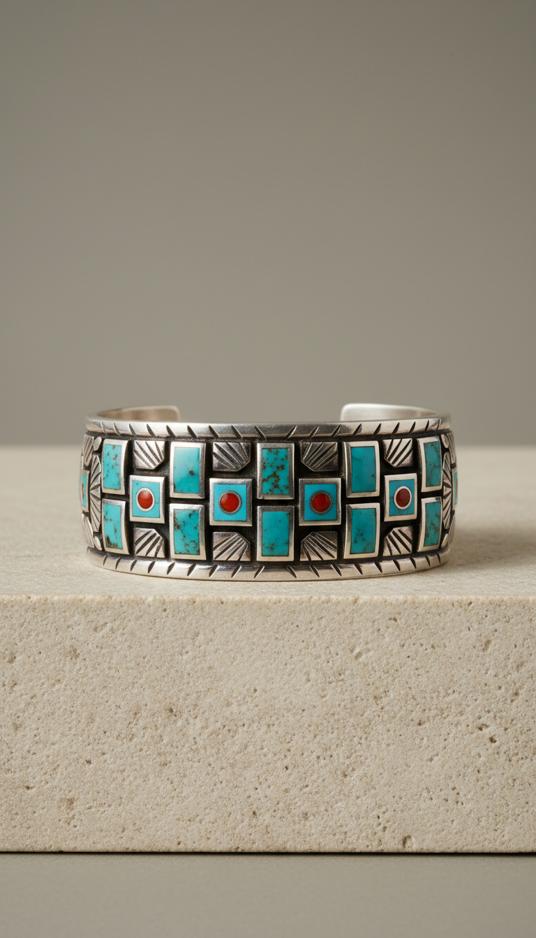 Sterling Silver Turquoise Necklace